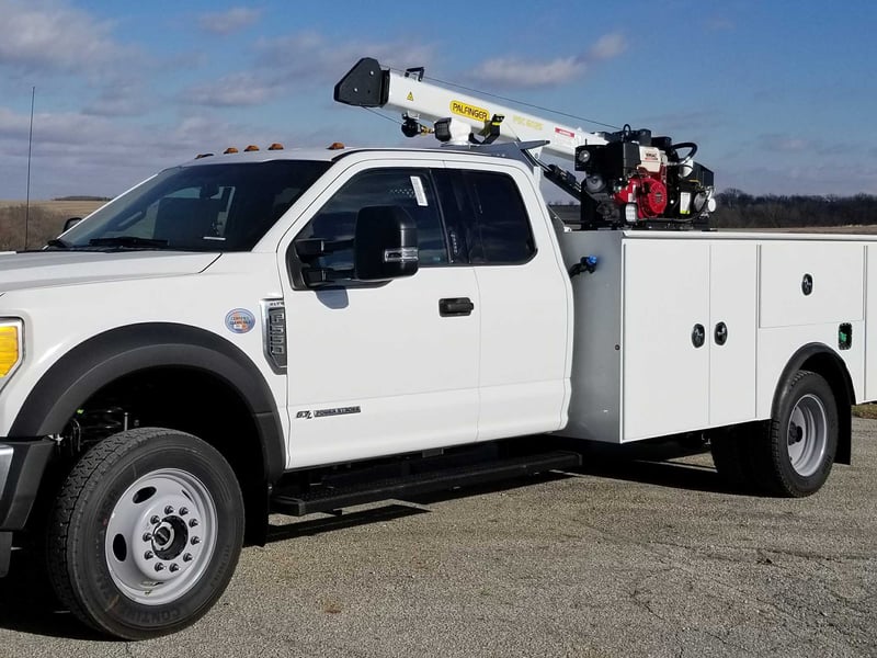 G30-Ford F550 Palfinger Service body with PSC6025 Crane