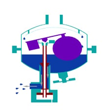 mechanical float-type drain trap