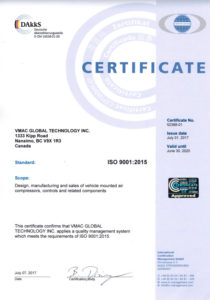 VMAC ISO Certified