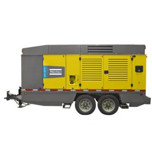 Atlas Copco portable diesel compressor