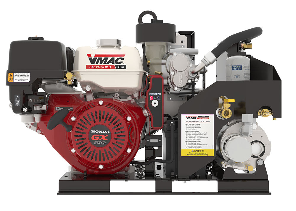 VMAC G30 gas powered air compressor