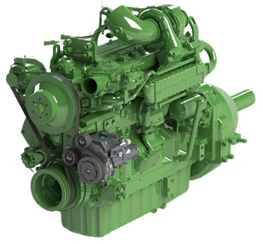 VR70 air compressor on John Deere 6090 engine