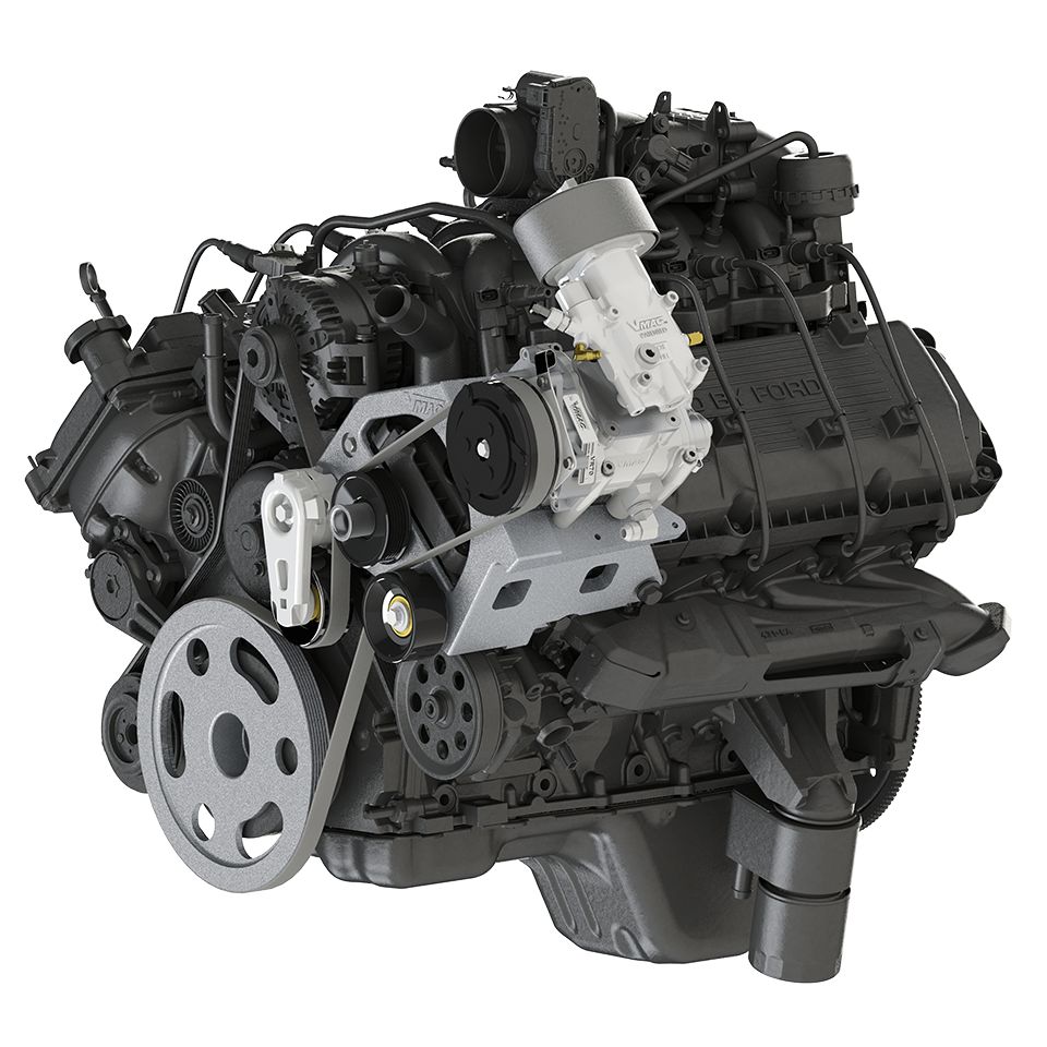 UNDERHOOD70 air compressor engine render