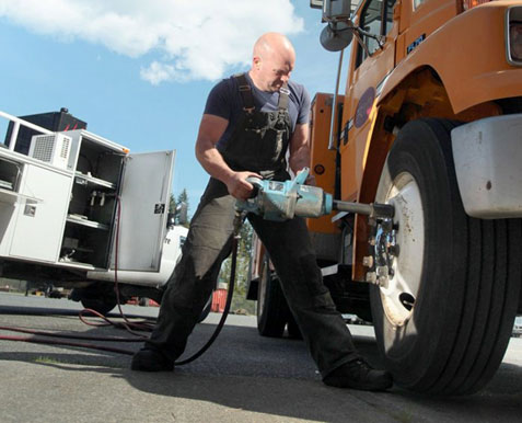 Filling A Tire
