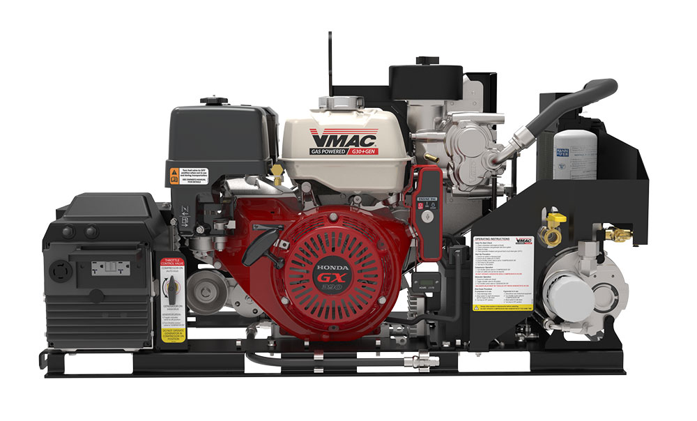 VMAC gas powered air compressor generator