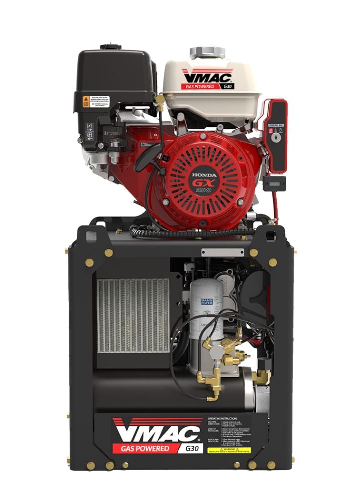 VMAC stacked gas powered air compressor