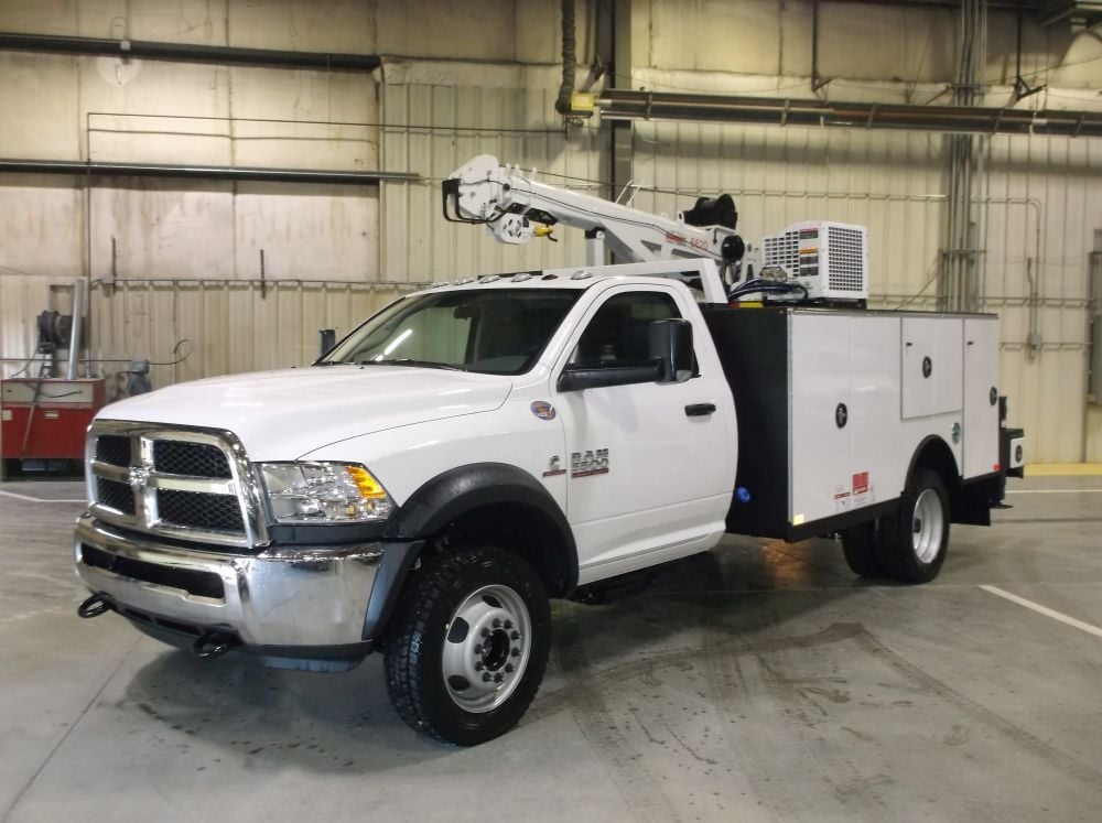 VMAC H40 on Ram 5500 crane service truck