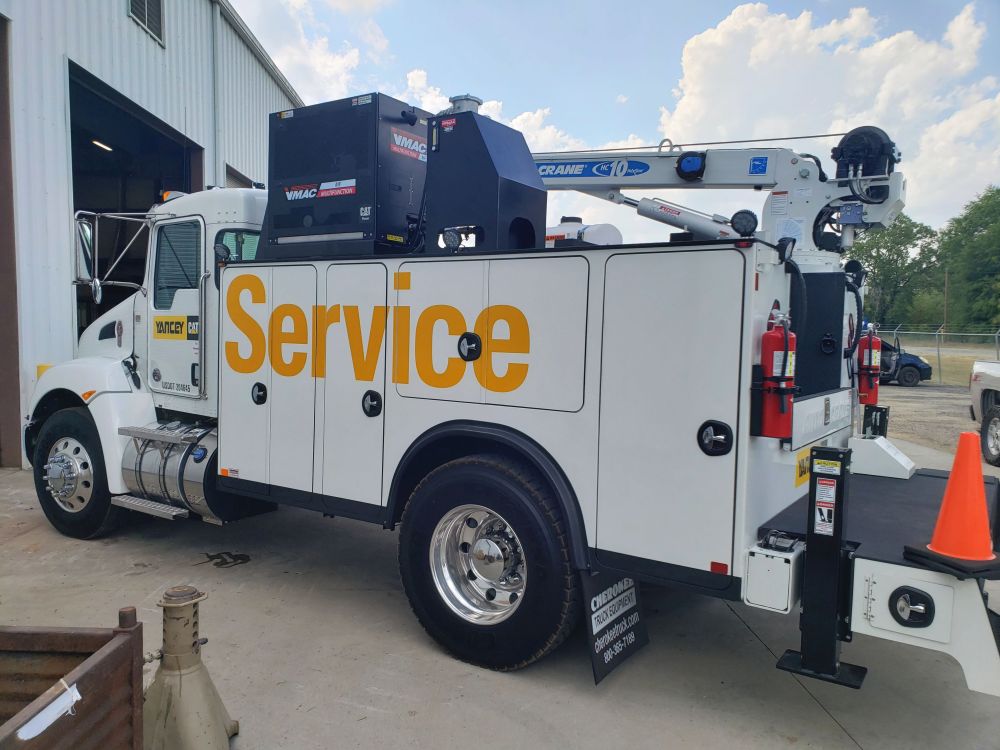 Multifunction - Cat® Power on a Yancey Cat service truck