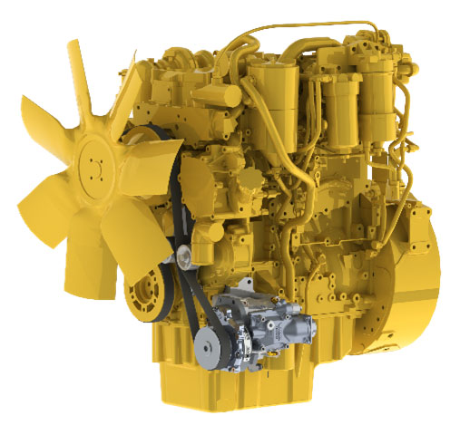 VMAC VR70 air compressor on Cat C4.4 industrial engine