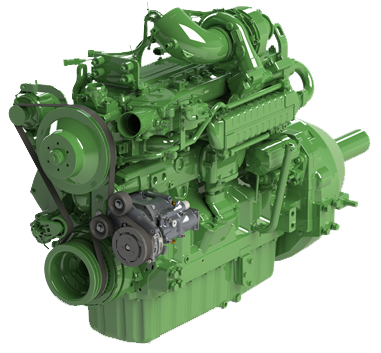 VMAC VR70 air compressor on John Deere 6090 industrial engine