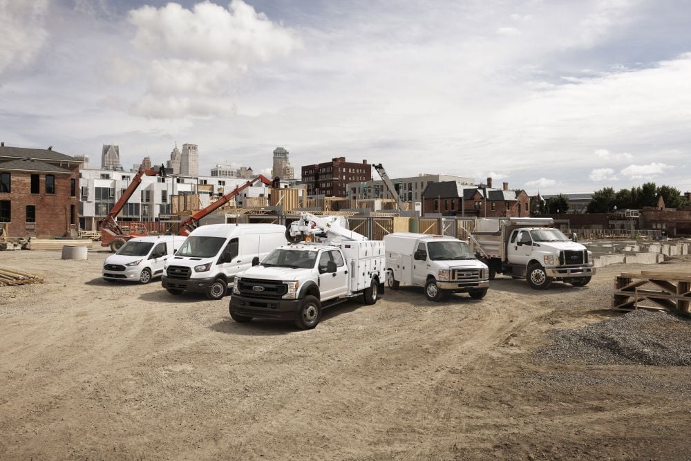 Ford work truck lineup compatible with UNDERHOOD compressors