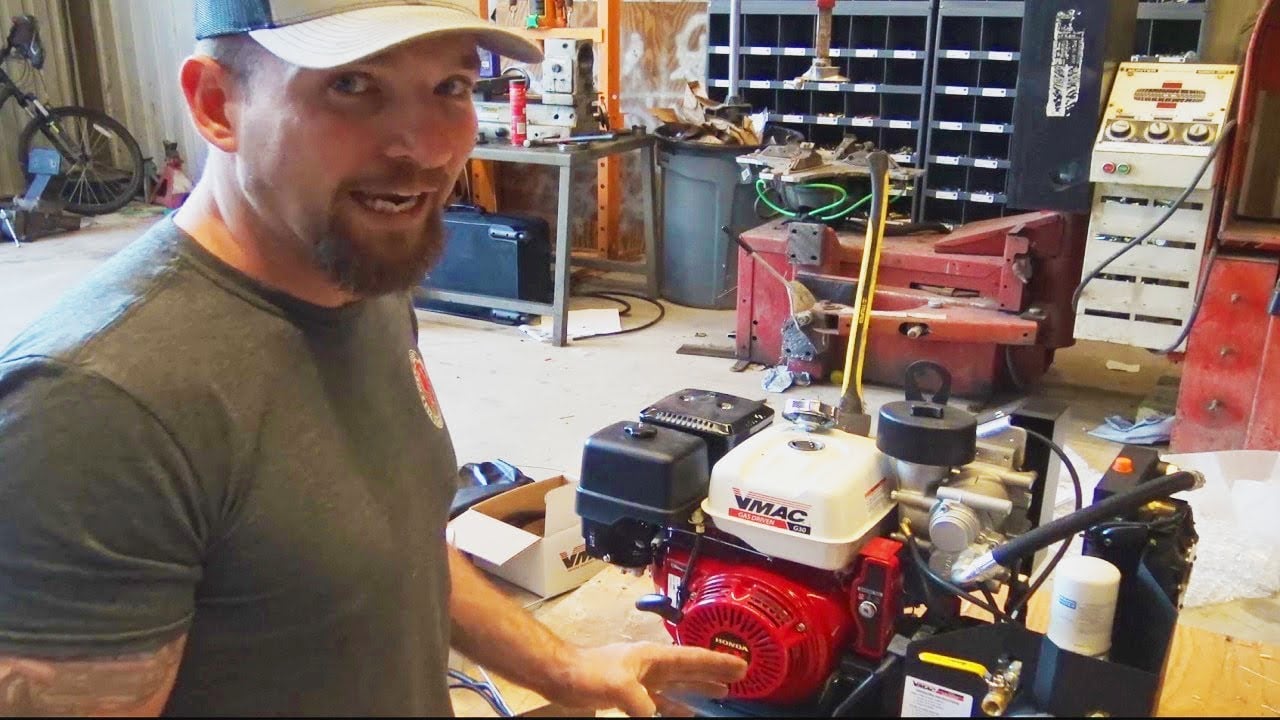 Installing the ULTIMATE air compressor on a service truck