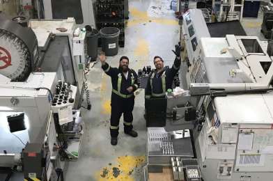 VMAC Workers in Shop